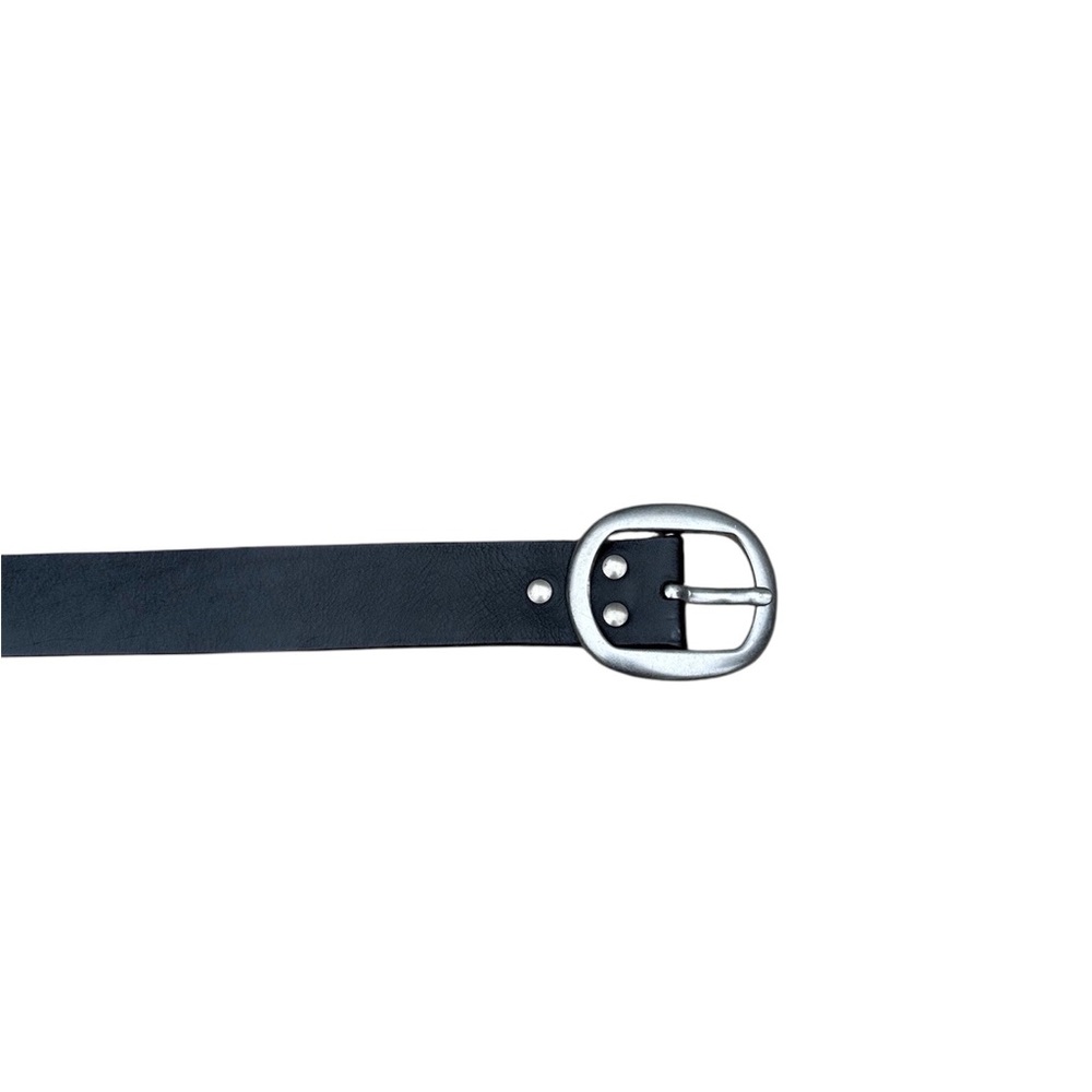 Vintage Black Leather Belt